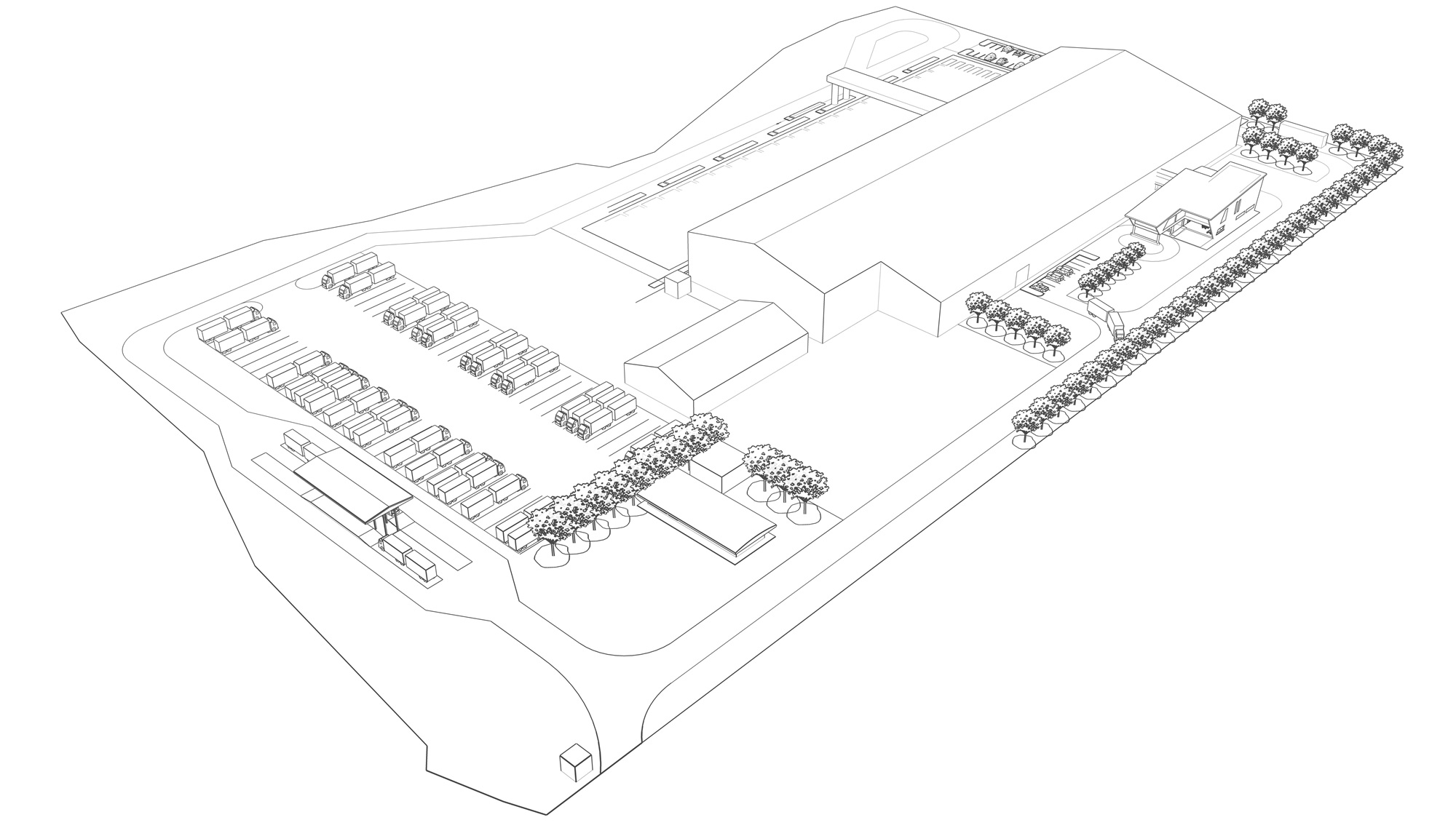Modélisation bâtiment professionnel - IDV Ingénierie