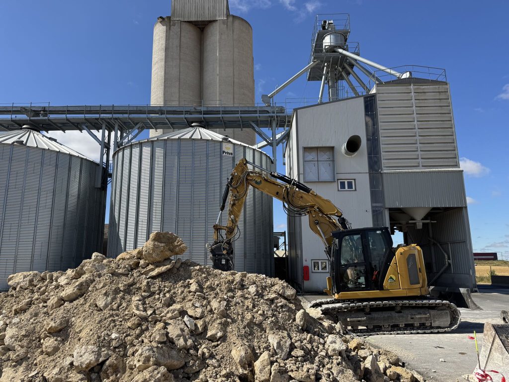 Travaux silos de stockage pour céréales - Coopérative Agricole (45)